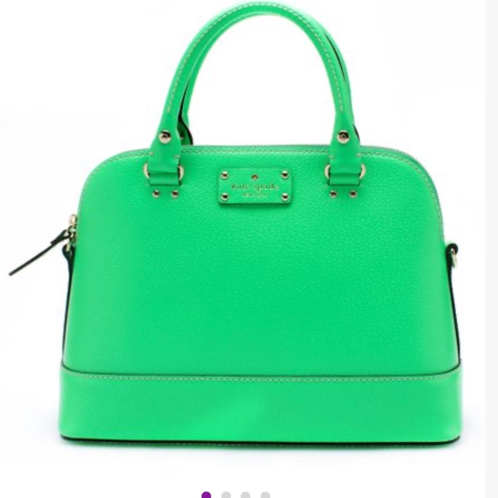 🆕⬇️kate spade Rachelle Wellesley Leather Satchel
